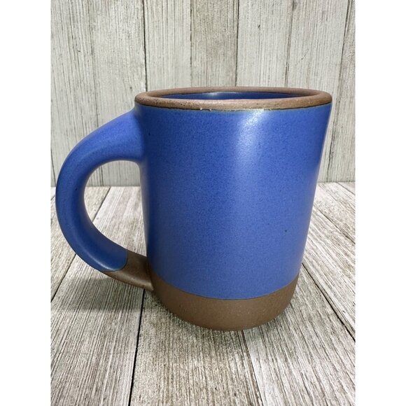 Vtg Style East Fork Pottery Mug Lapis Blue Retired Color 4.25" Tall Set of 2 - Picture 5 of 8